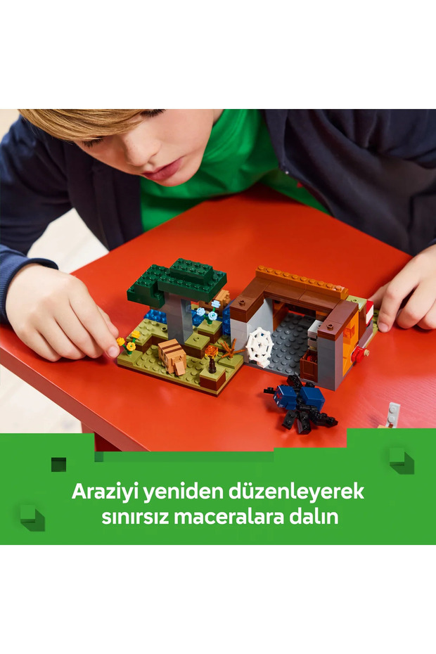 ® Minecraft® Armadillo Maden Keşfi 21269 - 8+ Çocuklar için Yaratıcı Oyuncak Yapım Seti (247P) - 7