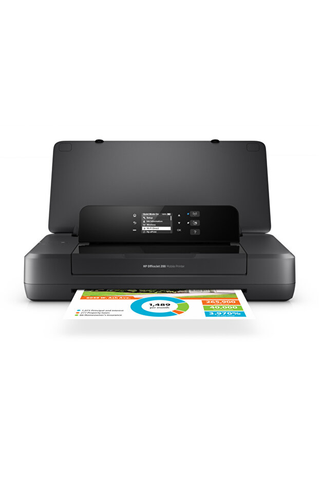 طابعة أوفيس جيت 202 المحمولة بتقنية واي فاي N4K99C - 1