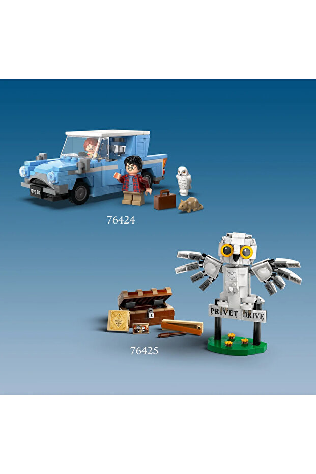 ® Harry Potter™ Uçan Ford Anglia™ 76424 - 7+ Koleksiyonluk Yaratıcı Oyuncak Yapım Seti (165P) - 6