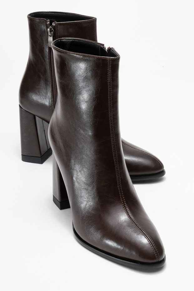 Jewel Brown Skin Women's Heeled Boots