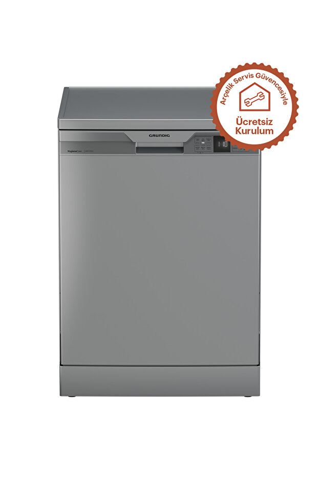 Grundig Gpdf 5701 Silver 5 Programlı Bulaşık Makinesi