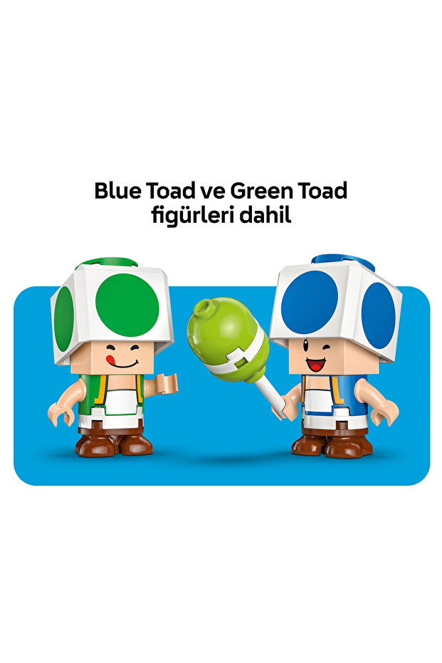 ® Super Mario Toad Evinde Parti 72041 - 7 Yaş Üzeri Çocuklar İçin Oyuncak Seti (276 Parça) - 9