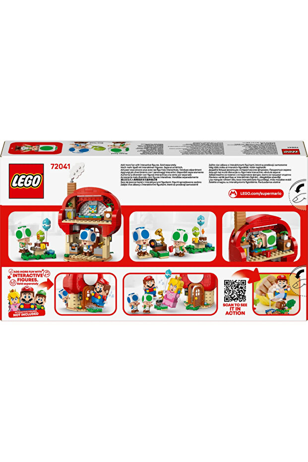 ® Super Mario Toad Evinde Parti 72041 - 7 Yaş Üzeri Çocuklar İçin Oyuncak Seti (276 Parça) - 5