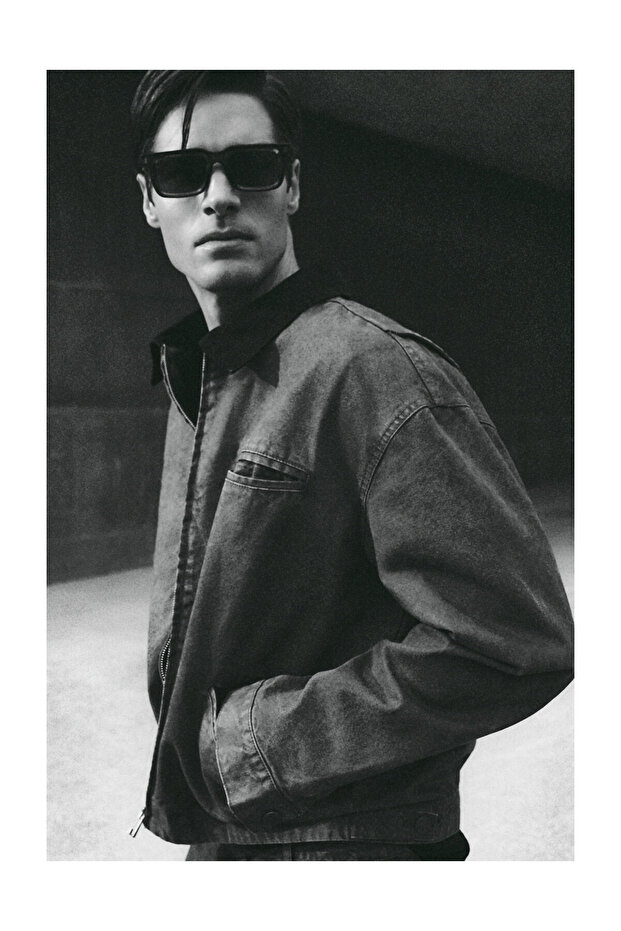 Мъжка работна яке от деним - 7