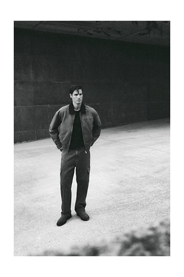 Мъжка работна яке от деним - 13