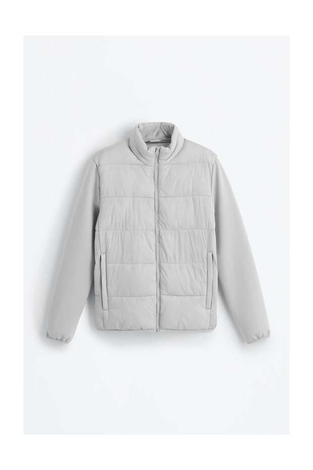 Férfi interlock anyagú, bélelt kabát - 10