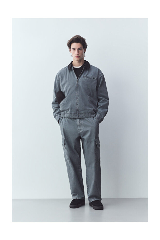 Мъжка работна яке от деним - 3