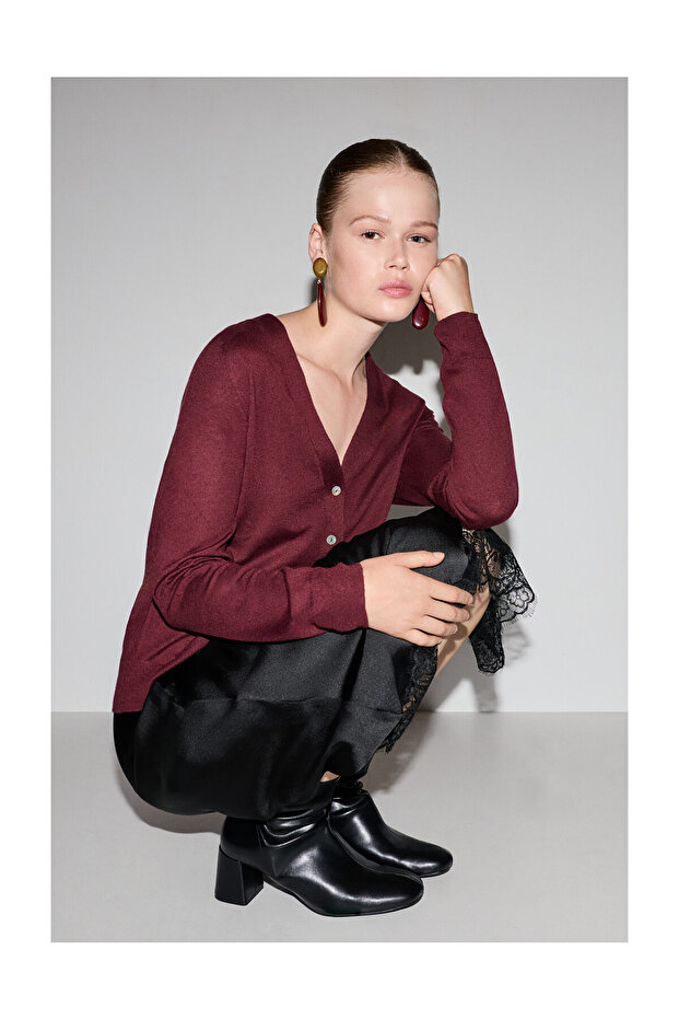 Woman Basic Knit Jacket - 5