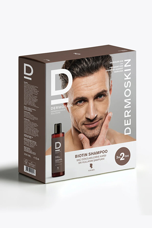Biotin Şampuan (Erkek) 3 Al 2 Öde | Saç Dökülmesi Karşıtı Şampuan | Erkek Saç Bakımı | 3x200 ml - 2
