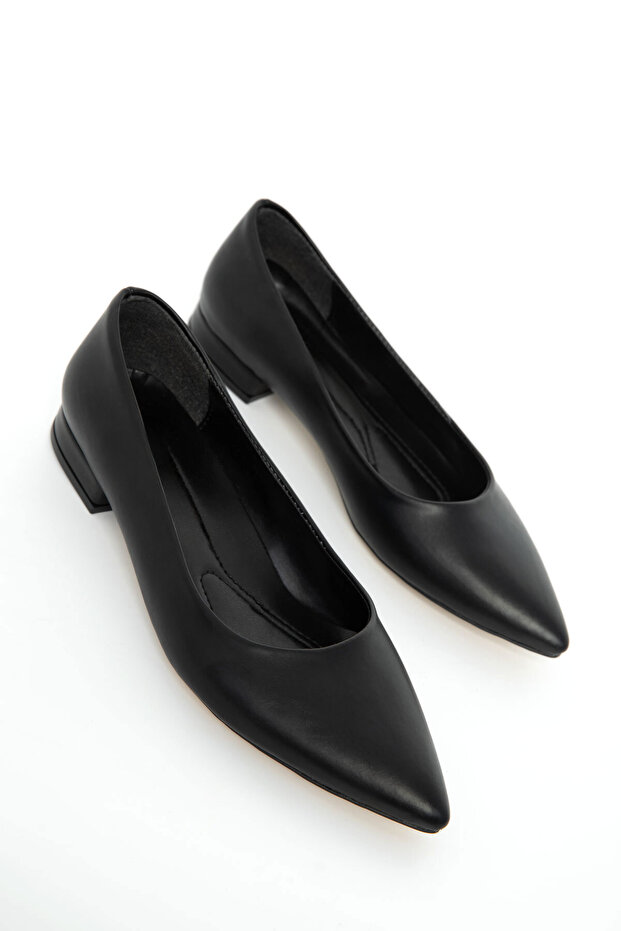 Black Women's Classic Heeled Shoes 21023