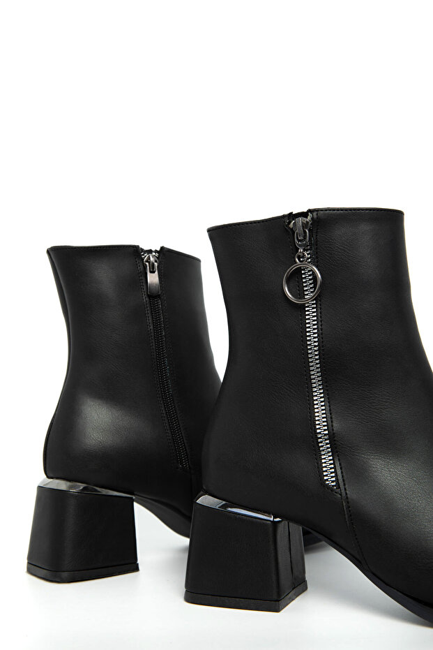 Siyah Kadın Bot & Bootie 21028 - 4