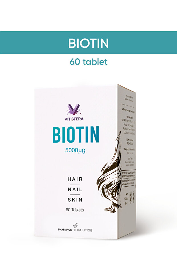 Biotin 5000 mcg 60 Tablet - 1