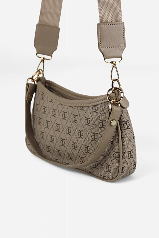 Farme Monogram BEJ Baget Ve Çapraz Çanta - 2
