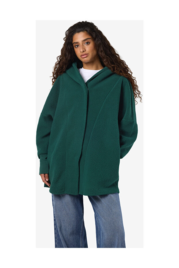 NMCOZY DŁUGI KAPTUROWY PŁASZCZ Z DŁUGIM RĘKAWEM JRS NOOS - 1