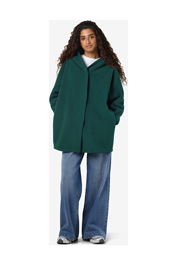 NMCOZY DŁUGI KAPTUROWY PŁASZCZ Z DŁUGIM RĘKAWEM JRS NOOS - 5