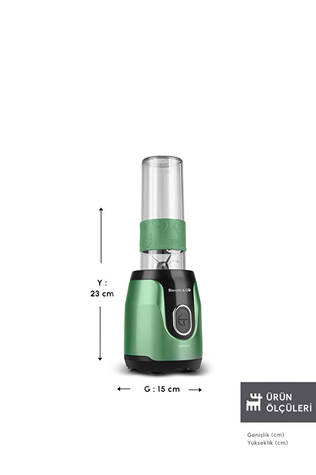 Blendfit Go Personal Kişisel Smoothie Blender Emerald Green - 2