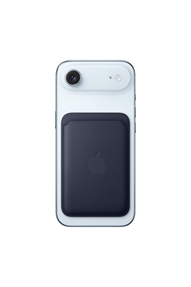 iPhone için MagSafe özellikli Mikro Dokuma Cüzdan - Lacivert - 4
