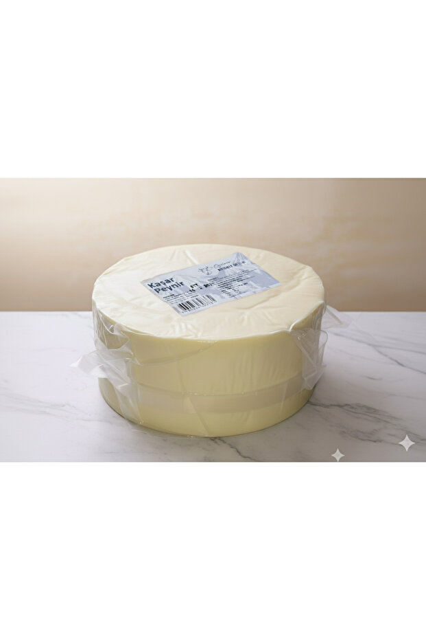 Doğal Çiftlik Sütünden Katkısız Tekerlek Taze Kaşar Peynir 2500 Gr - 4