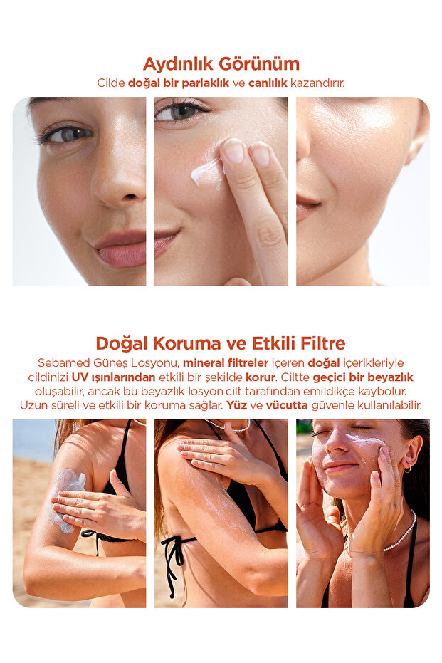 Sun Care SPF 50+ UVA/UVB Filtresi ve E Vitamini Üçlü Yüksek Koruma Çok Yönlü Güneş Losyonu 150 ml - 6