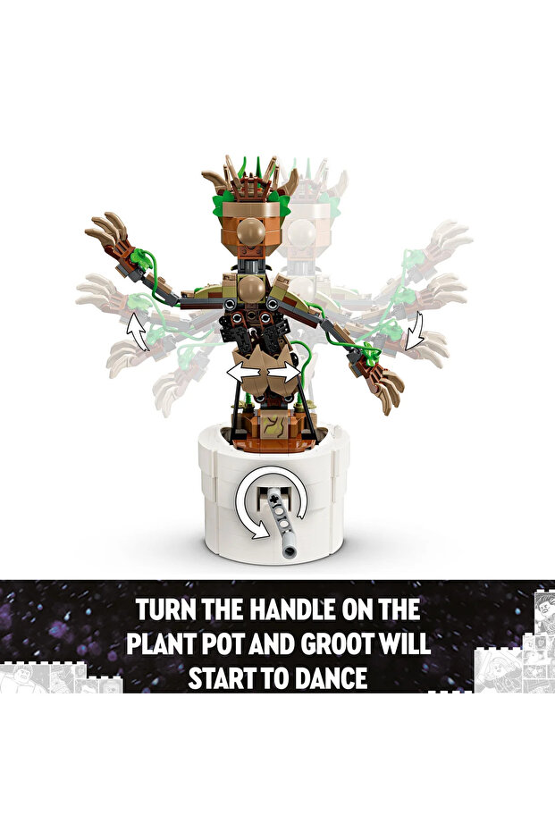 ®   Marvel Dancing Groot 76297 - 10+ Creative Toy Building Set (459Pieces) - 11