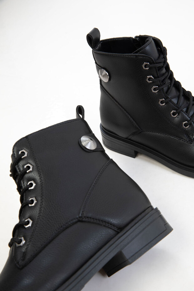 Siyah Kadın Bot & Bootie 20928 - 5