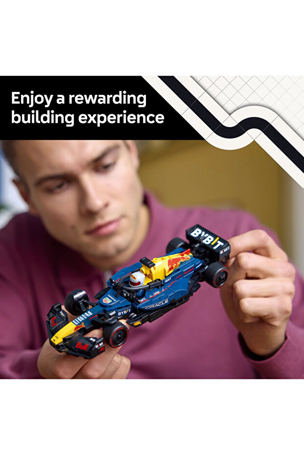 ®   سيارة سباق ريد بول أوراكل RB20 فورمولا 1 من سلسلة سبيد تشامبيونز ®   سيارة سباق 77243 - مجموعة بناء نموذجية للكبار فوق سن 18 (251 قطعة) - 6