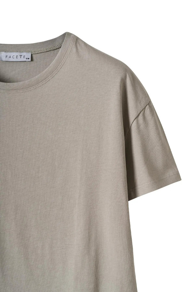 Kadın Gri Basic Kısa Kol Tişört - 2