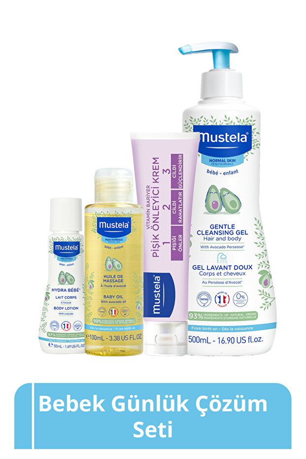 Mustela Bebek Günlük Çözüm Seti