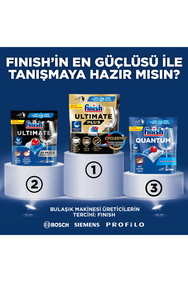Quantum Hepsi Bir Arada Bulaşık Makinesi Deterjanı Kapsül Tablet 150 Adet (50 x 3'lü) - 7