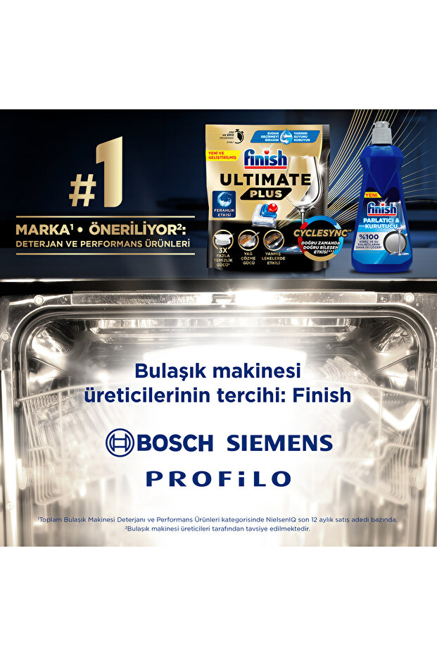 Ultimate Plus 40 Kapsül Bulaşık Makinesi Deterjanı Tableti - 9