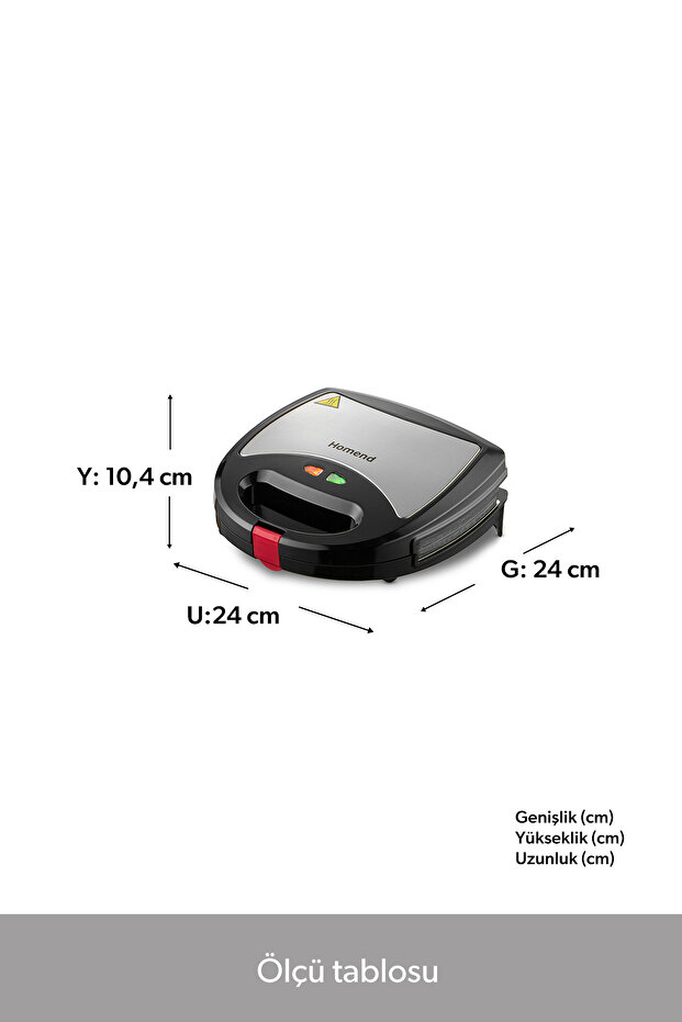 Toastbuster 1325H Waffle Maker with Removable Toast Plates - 2