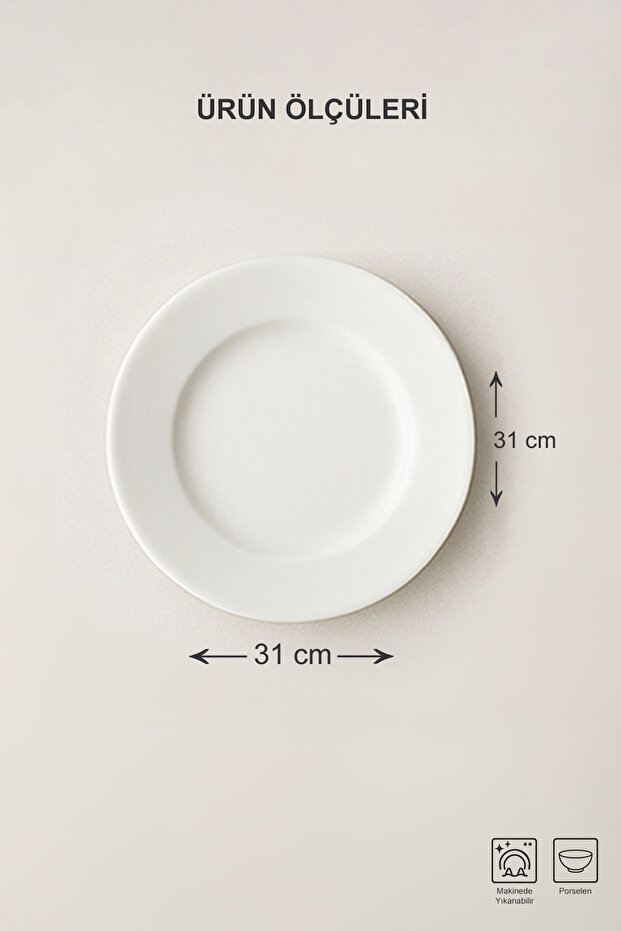Tekli Pizza Tabağı 31cm TPHSS25TBK00024 - 5
