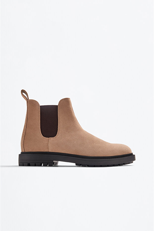 Męskie skórzane botki Chelsea - 2