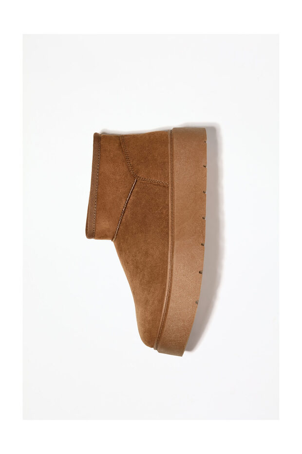 Platform bokacsizmák műszőrme béléssel - 5