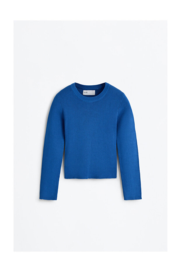 Dziecięcy sweter z prążkami - 5