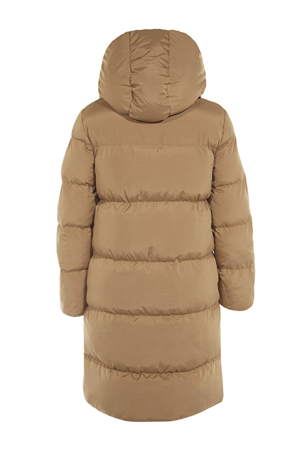 Hnedá obyčajná obojstranná vodoodpudivá nafukovacia kombinéza TWOAW26MO00089 - 10