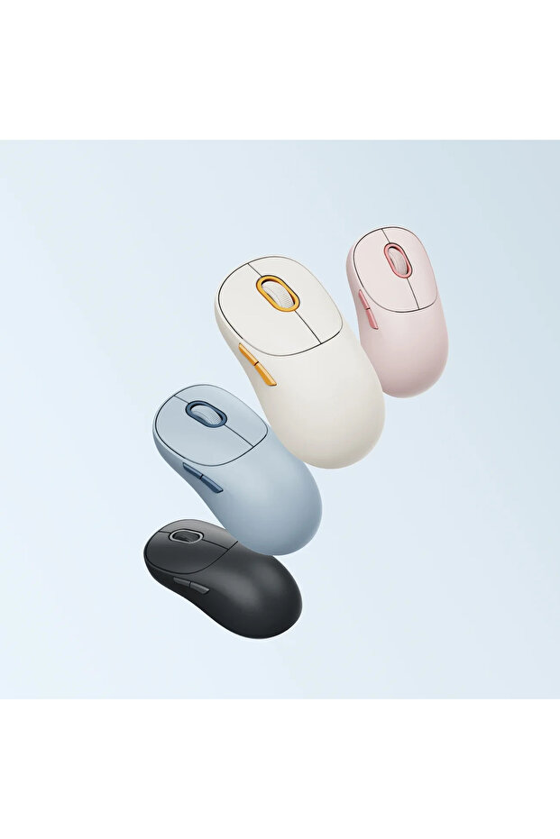 Wireless Mouse 3 Beyaz Kablosuz Mouse, 2.4GHz+Bluetooth, Sessiz  (Xiaomi Türkiye Garantili) - 5