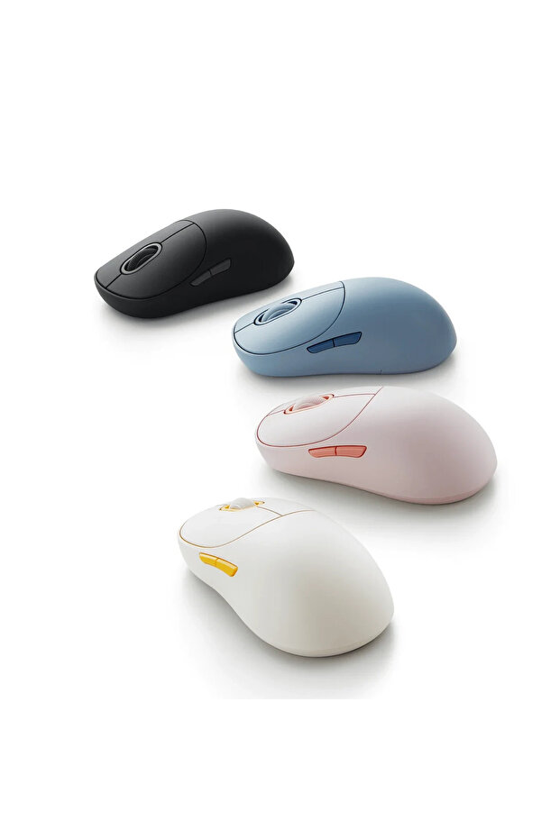 Wireless Mouse 3 Mavi Kablosuz Mouse, 2.4GHz+Bluetooth, Sessiz (Xiaomi Türkiye Garantili) - 6