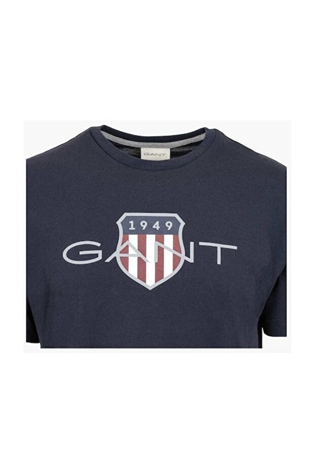 Pánske tričko s nápisom Archive Shield Regular Fit (tmavomodré) - 3