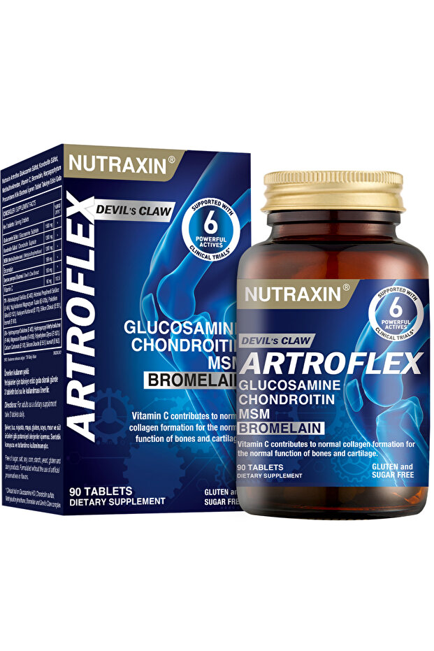 Artroflex 90 Tablet - Glukozamin Kondroitin MSM Bromelain Şeytan pençesi - 3