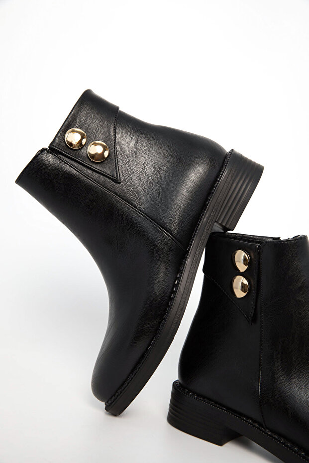 Siyah Kadın Bot & Bootie 20979 - 5