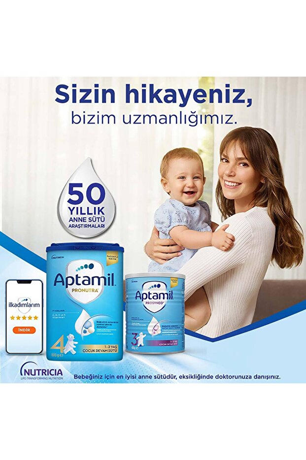 3 Prebiyotikli Devam Sütü 350 Gr - 8