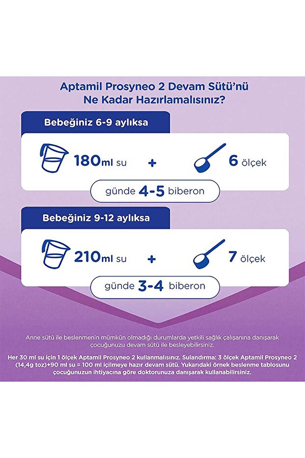 Prosyneo 2 Devam Sütü 800 Gr X3 Adet 6-12 Ay - 6