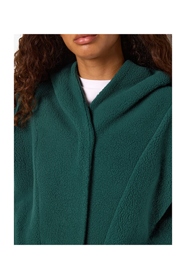 NMCOZY DŁUGI KAPTUROWY PŁASZCZ Z DŁUGIM RĘKAWEM JRS NOOS - 3