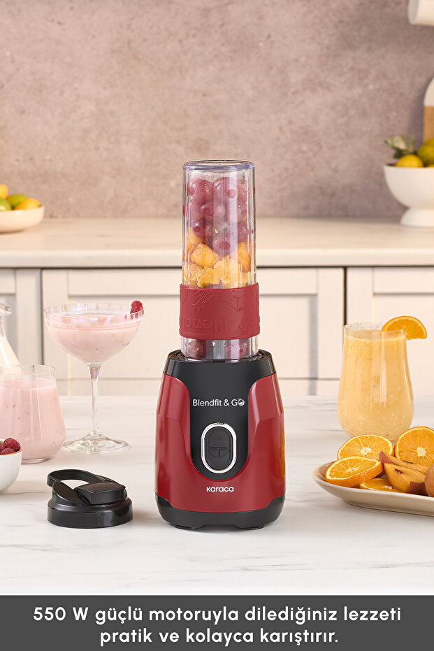 Blendfit Go Personal Kişisel Smoothie Blender Rudolph Red - 5