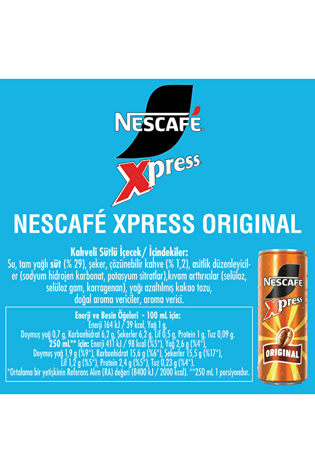 Xpress Soğuk Kahve Original 6x250 ml - 4