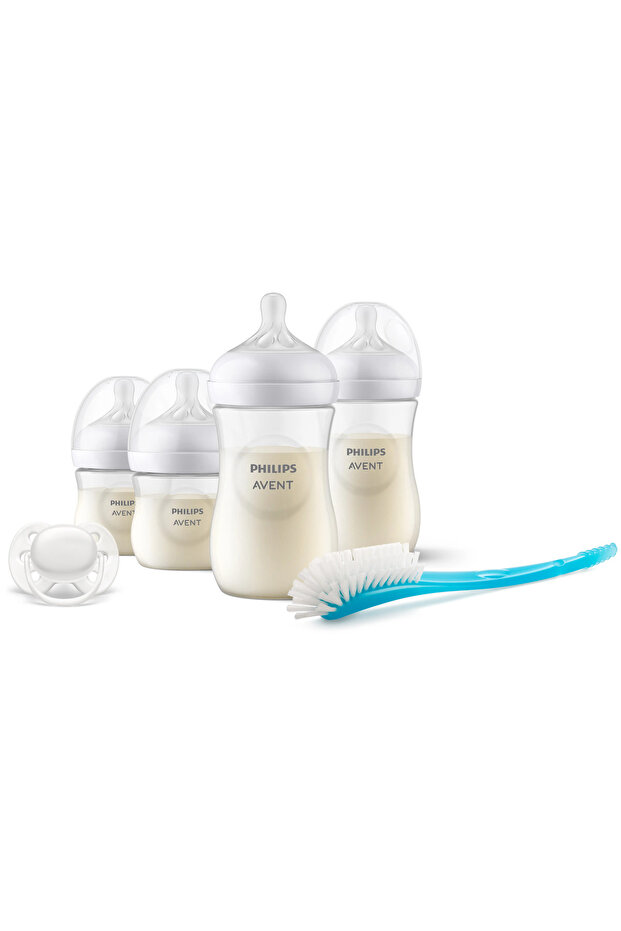PHILIPS AVENT SCD838/11 újszülött szett, 4 cumisüveg, 1 fogkefe, 1 ultra soft cumi 0-6 hónapos korig - 1