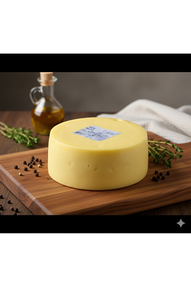 Doğal Çiftlik Sütünden Katkısız Tekerlek Taze Kaşar Peynir 2500 Gr - 1