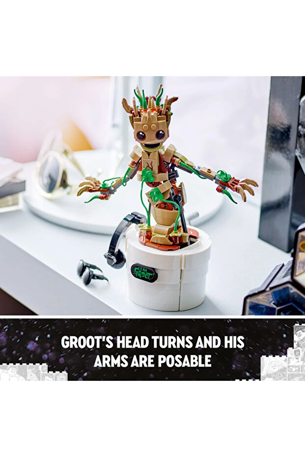 ®   Marvel Dancing Groot 76297 - 10+ Creative Toy Building Set (459Pieces) - 12