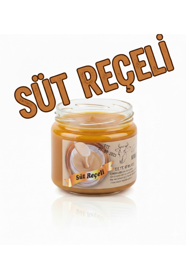 Süt Reçeli , Doğal Reçel, Köydeki Çiftlik Sütü Karameli 330 gr - 1